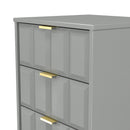 Hanover Ready Assembled 5 Drawer Tallboy in Dusk Grey