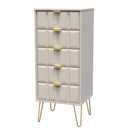 Hanover Ready Assembled 5 Drawer Tallboy in Kashmir Matt