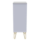 Hanover Ready Assembled 5 Drawer Tallboy in White Matt