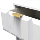 Hanover Ready Assembled 5 Drawer Tallboy in White Matt