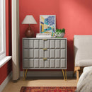 Hanover Ready Assembled 3 Drawer Chest in Dusk Grey
