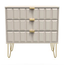 Hanover Ready Assembled 3 Drawer Chest in Kashmir Matt
