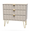 Hanover Ready Assembled 3 Drawer Chest in Kashmir Matt