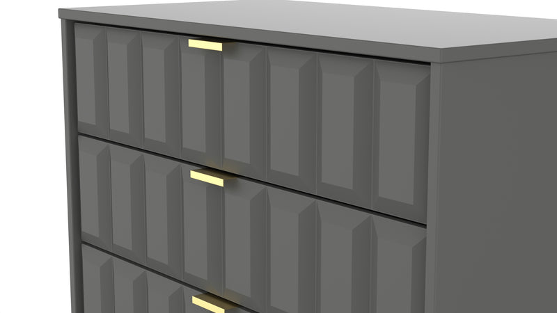 Hanover Ready Assembled 4 Drawer Chest in Dusk Grey