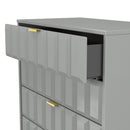 Hanover Ready Assembled 4 Drawer Chest in Dusk Grey