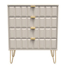 Hanover Ready Assembled 4 Drawer Chest in Kashmir Matt