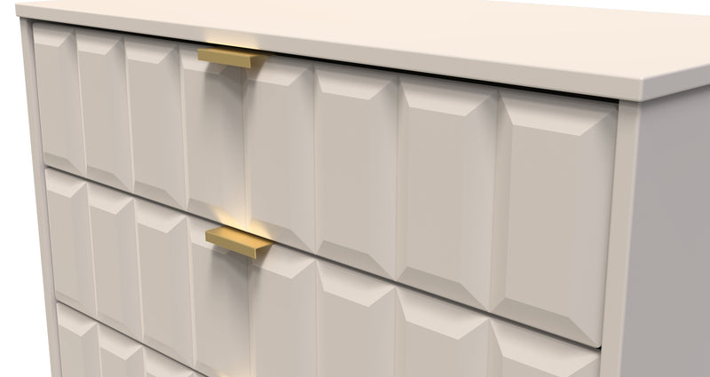 Hanover Ready Assembled 4 Drawer Chest in Kashmir Matt