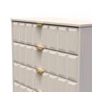 Hanover Ready Assembled 4 Drawer Chest in Kashmir Matt