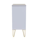 Hanover Ready Assembled 4 Drawer Chest in White Matt