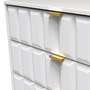 Hanover Ready Assembled 4 Drawer Chest in White Matt