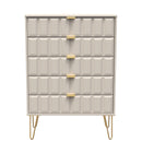 Hanover Ready Assembled 5 Drawer Chest in Kashmir Matt