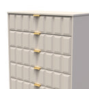 Hanover Ready Assembled 5 Drawer Chest in Kashmir Matt