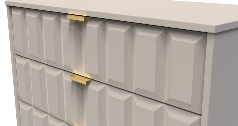 Hanover Ready Assembled 5 Drawer Chest in Kashmir Matt
