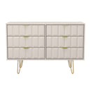 Hanover Ready Assembled 6 Drawer Wide Chest in Kashmir Matt