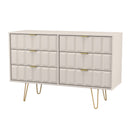 Hanover Ready Assembled 6 Drawer Wide Chest in Kashmir Matt