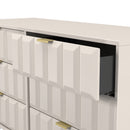 Hanover Ready Assembled 6 Drawer Wide Chest in Kashmir Matt