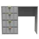 Hanover Ready Assembled 4 Drawer Vanity in Dusk Grey