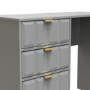 Hanover Ready Assembled 4 Drawer Vanity in Dusk Grey