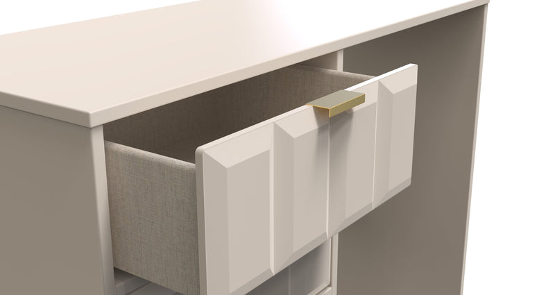 Hanover Ready Assembled 4 Drawer Vanity in Kashmir Matt