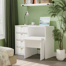 Hanover Ready Assembled 4 Drawer Vanity in White Matt