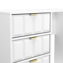 Hanover Ready Assembled 4 Drawer Vanity in White Matt