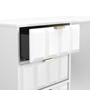 Hanover Ready Assembled 4 Drawer Vanity in White Matt