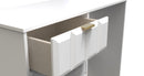 Hanover Ready Assembled 4 Drawer Vanity in White Matt
