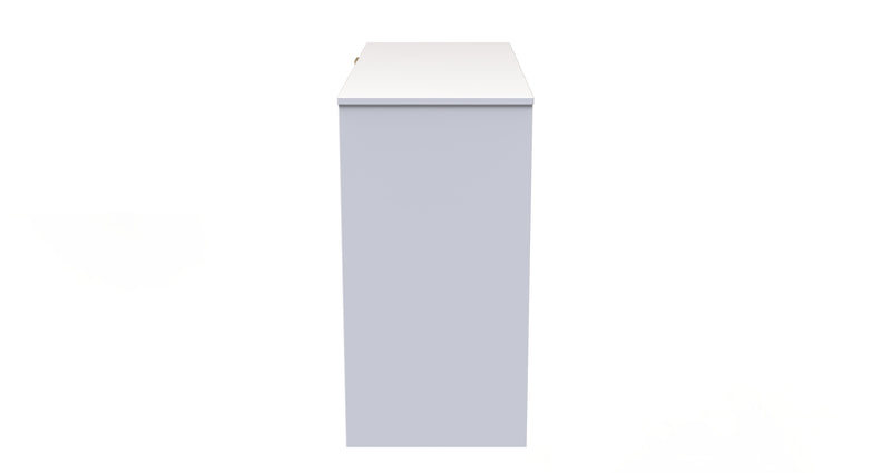 Hanover Ready Assembled 4 Drawer Vanity in White Matt