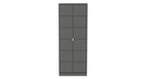 Hanover Ready Assembled 2 Door Wardrobe in Dusk Grey