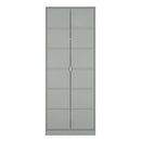 Hanover Ready Assembled 2 Door Wardrobe in Dusk Grey