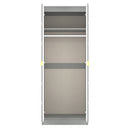 Hanover Ready Assembled 2 Door Wardrobe in Dusk Grey
