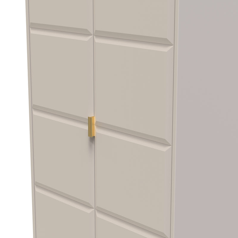 Hanover Ready Assembled 2 Door Wardrobe in Kashmir Matt