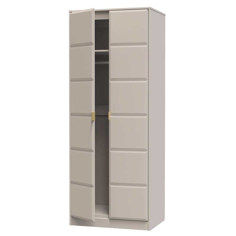 Hanover Ready Assembled 2 Door Wardrobe in Kashmir Matt