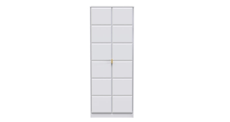 Hanover Ready Assembled 2 Door Wardrobe in White Matt
