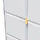 Hanover Ready Assembled 2 Door Wardrobe in White Matt