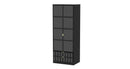 Hanover Ready Assembled 2 Door 2 Drawer Wardrobe in Deep Black & Black Matt