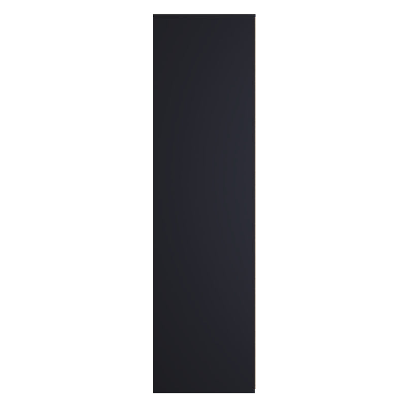 Hanover Ready Assembled 2 Door 2 Drawer Wardrobe in Deep Black & Black Matt