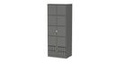Hanover Ready Assembled 2 Door 2 Drawer Wardrobe in Dusk Grey