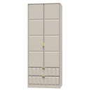 Hanover Ready Assembled 2 Door 2 Drawer Wardrobe in Kashmir Matt