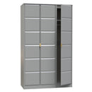 Hanover Ready Assembled 3 Door Wardrobe in Dusk Grey