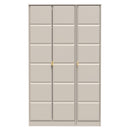Hanover Ready Assembled 3 Door Wardrobe in Kashmir Matt