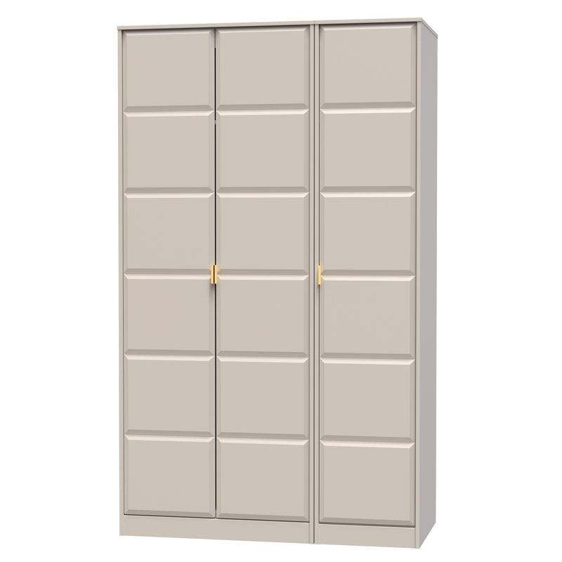 Hanover Ready Assembled 3 Door Wardrobe in Kashmir Matt