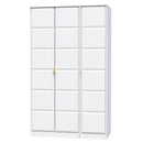 Hanover Ready Assembled 3 Door Wardrobe in White Matt