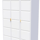 Hanover Ready Assembled 3 Door Wardrobe in White Matt