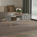Hanover Ready Assembled 1 Drawer Coffee Table in Dusk Grey