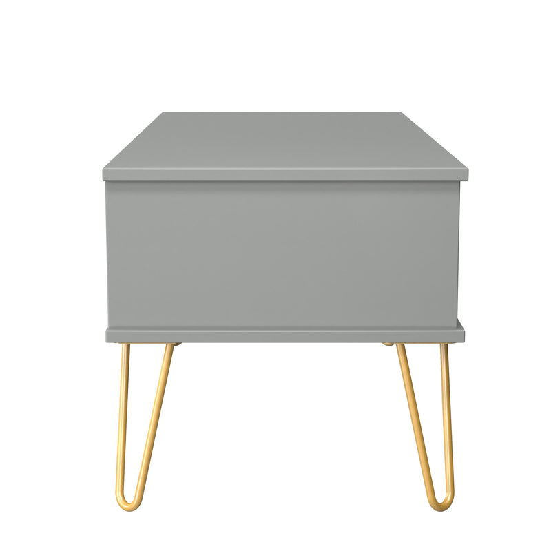 Hanover Ready Assembled 1 Drawer Coffee Table in Dusk Grey