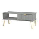 Hanover Ready Assembled 1 Drawer Coffee Table in Dusk Grey