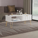 Hanover Ready Assembled 1 Drawer Coffee Table in White Matt