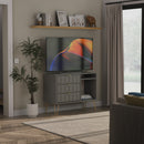 Hanover Ready Assembled 3 Drawer TV Unit in Dusk Grey