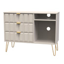 Hanover Ready Assembled 3 Drawer TV Unit in Kashmir Matt